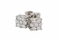 Pendientes Promesse Mujer in Oro blanco Diamante ORFV1